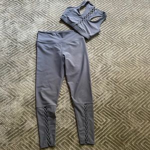 Great condition soulcycle two-piece outfit.  Sports bra & crop leggings.  Sz med